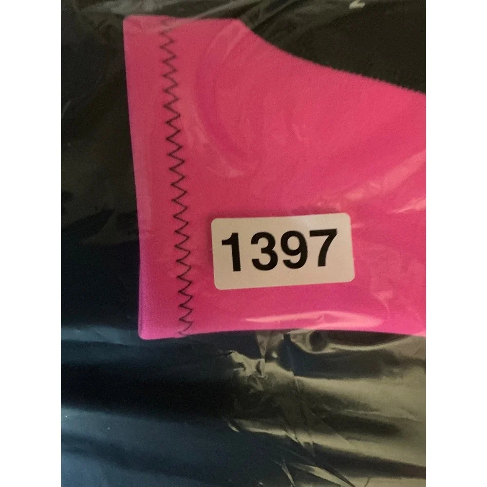 Hevto Wetsuit Shorty Kids 7 Black Pink New 2mm Neoprene Front Zip Surfing Swim